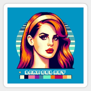 Lana Del Rey - Video Games (White Letters) Magnet